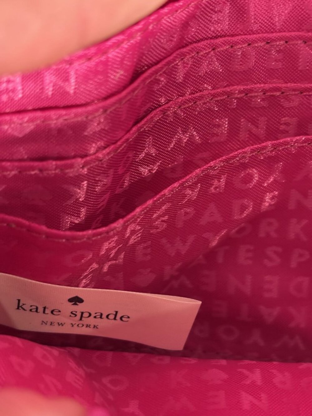 Kate Spade Natalie Wesley Place leather envelope crossbody bag features pebbled - Picture 10 of 11